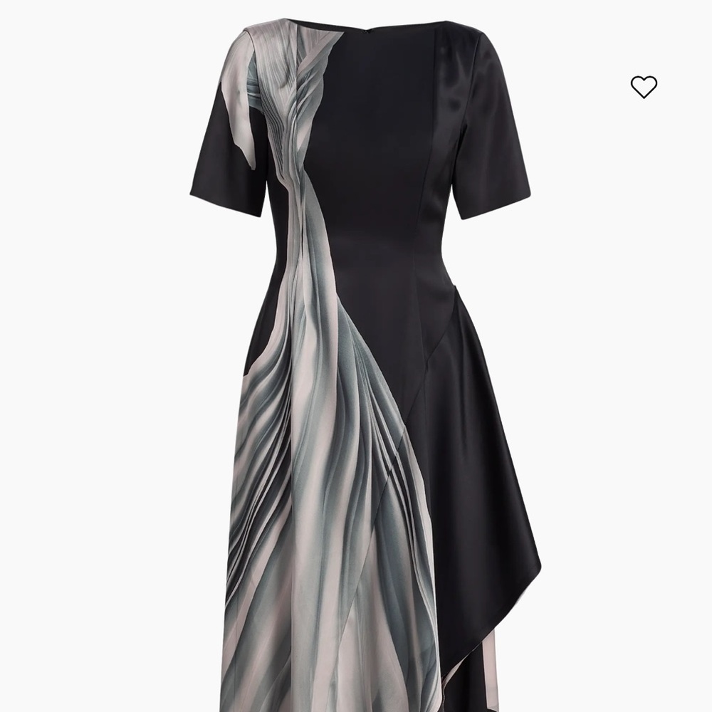 Elegant Jason Wu  Draped Midi Dress size 8 - Picture 7 of 10